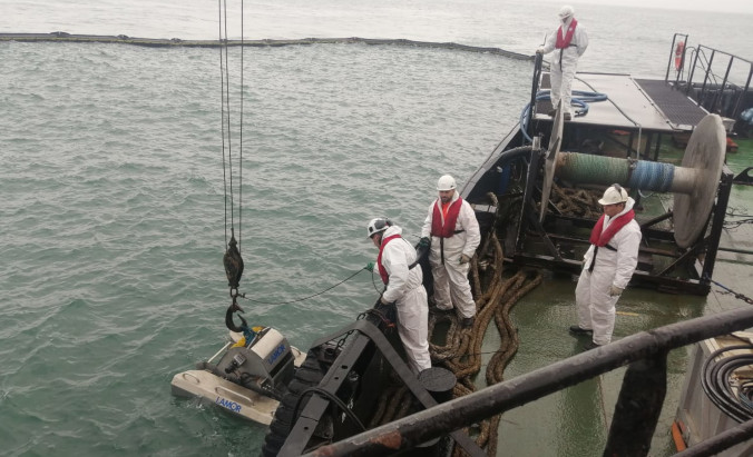 В акватории Охотского моря проведены комплексные учения по предупреждению и ликвидации разливов нефти и нефтепродуктов